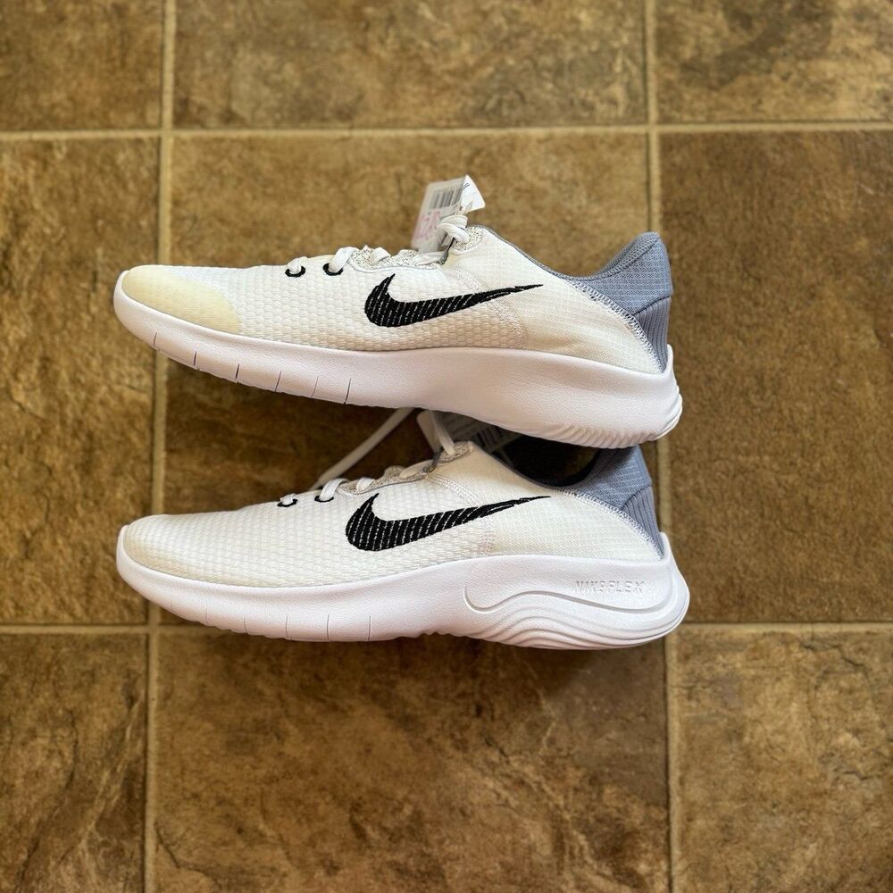 Nike Flex Experience Run 11 Next Nature White Black Ashen Slate Size 10 - Picture 3 of 12